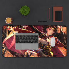 Load image into Gallery viewer, Kabaneri Of The Iron Fortress Mouse Pad (Desk Mat) With Laptop