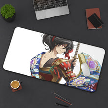 Load image into Gallery viewer, Gorgeous Butterfly: Young Nobunaga Mouse Pad (Desk Mat) On Desk