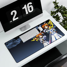 Load image into Gallery viewer, Magical Girl Lyrical Nanoha Mouse Pad (Desk Mat) With Laptop
