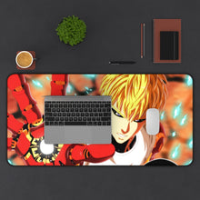 Load image into Gallery viewer, One-Punch Man Mouse Pad (Desk Mat) With Laptop