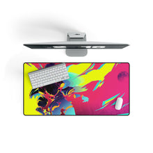 Load image into Gallery viewer, A fire that burns Mouse Pad (Desk Mat) On Desk