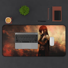 Load image into Gallery viewer, Steins Gate - Kurisu Makise Mouse Pad (Desk Mat) With Laptop