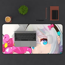 Load image into Gallery viewer, EroManga-Sensei Mouse Pad (Desk Mat) With Laptop