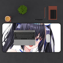 Load image into Gallery viewer, Is It Wrong To Try To Pick Up Girls In A Dungeon? Mouse Pad (Desk Mat) With Laptop