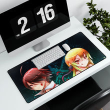 Load image into Gallery viewer, Monogatari (Series) Mouse Pad (Desk Mat) With Laptop