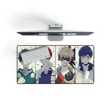 Load image into Gallery viewer, My Hero Academia Izuku Midoriya, Katsuki Bakugou, Tenya Iida Mouse Pad (Desk Mat) On Desk