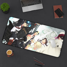 Load image into Gallery viewer, Blue Exorcist Mouse Pad (Desk Mat) On Desk
