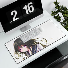 Load image into Gallery viewer, Hyouka Eru Chitanda Mouse Pad (Desk Mat) With Laptop
