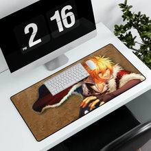 Load image into Gallery viewer, Moujuutsukai to Oujisama Mouse Pad (Desk Mat) With Laptop