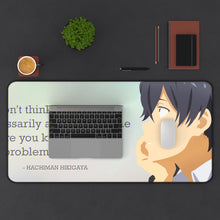 Load image into Gallery viewer, My Teen Romantic Comedy SNAFU Hachiman Hikigaya Mouse Pad (Desk Mat) With Laptop