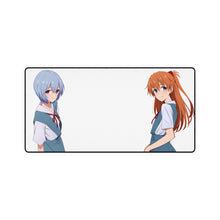 Load image into Gallery viewer, Neon Genesis Evangelion - Asuka Langley Sohryu and Rei Ayanami Mouse Pad (Desk Mat)