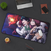 Load image into Gallery viewer, My Hero Academia Izuku Midoriya, Katsuki Bakugou, Tenya Iida Mouse Pad (Desk Mat) On Desk
