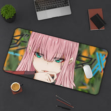 Load image into Gallery viewer, Darling In The FranXX Mouse Pad (Desk Mat) On Desk