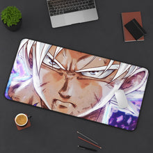 Load image into Gallery viewer, Ultra Instinct, Goku Mouse Pad (Desk Mat) On Desk