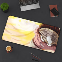 Load image into Gallery viewer, Fairy Tail Natsu Dragneel Mouse Pad (Desk Mat) On Desk