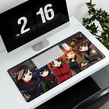 Load image into Gallery viewer, Girls und Panzer Mouse Pad (Desk Mat) With Laptop