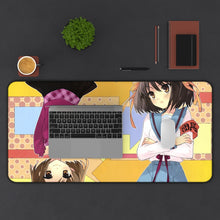 Load image into Gallery viewer, The Melancholy Of Haruhi Suzumiya Mouse Pad (Desk Mat) With Laptop