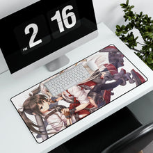 Load image into Gallery viewer, Shoukaku and Zuikaku Mouse Pad (Desk Mat) With Laptop