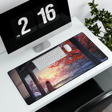 Load image into Gallery viewer, Anime Sunrise Mouse Pad (Desk Mat) With Laptop
