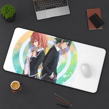 Load image into Gallery viewer, My Teen Romantic Comedy SNAFU Hachiman Hikigaya, Yui Yuigahama Mouse Pad (Desk Mat) On Desk