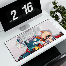 Load image into Gallery viewer, My Hero Academia Izuku Midoriya, Katsuki Bakugou Mouse Pad (Desk Mat) With Laptop