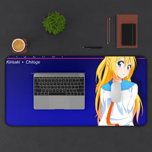 Load image into Gallery viewer, Nisekoi Chitoge Kirisaki Mouse Pad (Desk Mat) With Laptop