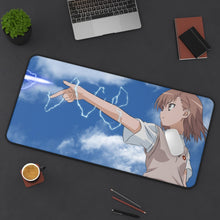 Load image into Gallery viewer, A Certain Magical Index Mikoto Misaka Mouse Pad (Desk Mat) With Laptop