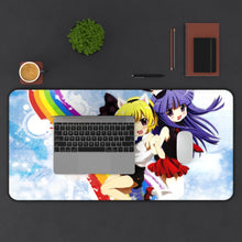 Load image into Gallery viewer, When They Cry Mouse Pad (Desk Mat) With Laptop