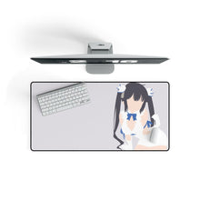 Load image into Gallery viewer, Is It Wrong to Try to Pick Up Girls in a Dungeon? Hestia Mouse Pad (Desk Mat) On Desk