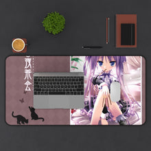 Load image into Gallery viewer, Byakuya-Chakai Mouse Pad (Desk Mat) With Laptop