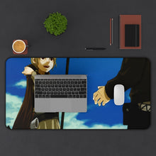 Load image into Gallery viewer, Spice And Wolf Mouse Pad (Desk Mat) With Laptop