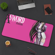 Load image into Gallery viewer, Gun X Sword Mouse Pad (Desk Mat) On Desk