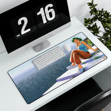 Load image into Gallery viewer, Girl with green hair Mouse Pad (Desk Mat)