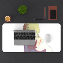 Load image into Gallery viewer, One Piece Roronoa Zoro Mouse Pad (Desk Mat) With Laptop