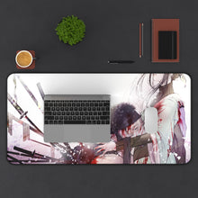 Load image into Gallery viewer, Zabuza Momochi, Haku (Naruto) Mouse Pad (Desk Mat) With Laptop