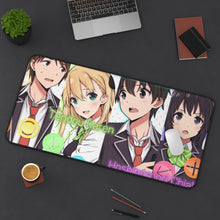 Load image into Gallery viewer, Gamers! Karen Tendou, Chiaki Hoshinomori, Aguri, Keita Amano, Tasuku Uehara Mouse Pad (Desk Mat) On Desk