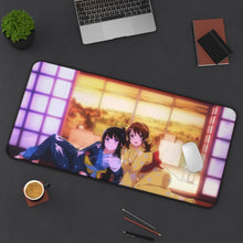Load image into Gallery viewer, Sound! Euphonium Kumiko Oumae, Reina Kousaka Mouse Pad (Desk Mat) On Desk