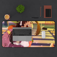 Load image into Gallery viewer, Monogatari (Series) Mouse Pad (Desk Mat) With Laptop