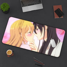 Load image into Gallery viewer, Yuzu x Mei Mouse Pad (Desk Mat) On Desk