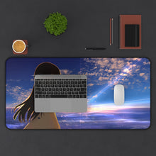 Load image into Gallery viewer, Nagi No Asukara Mouse Pad (Desk Mat) With Laptop