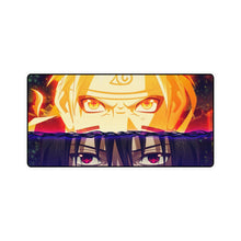 Load image into Gallery viewer, Naruto Uzumaki and Sasuke Uchiha's eyes Mouse Pad (Desk Mat)
