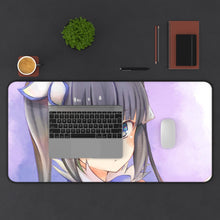 Load image into Gallery viewer, Is It Wrong To Try To Pick Up Girls In A Dungeon? Mouse Pad (Desk Mat) With Laptop