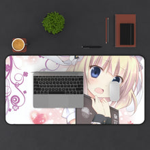 Load image into Gallery viewer, Is The Order A Rabbit? Mouse Pad (Desk Mat) With Laptop