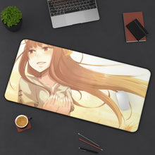 Load image into Gallery viewer, Spice And Wolf Mouse Pad (Desk Mat) On Desk