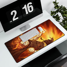 Load image into Gallery viewer, Fairy Tail Natsu Dragneel Mouse Pad (Desk Mat) With Laptop