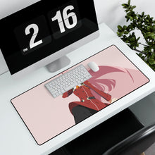 Load image into Gallery viewer, Zero Two from Darling in The FranXX for Dekstop Mouse Pad (Desk Mat) With Laptop