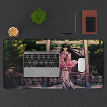 Load image into Gallery viewer, Black Lagoon Mouse Pad (Desk Mat) With Laptop