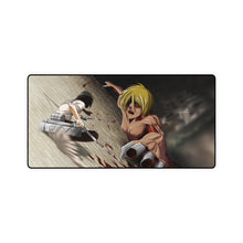 Load image into Gallery viewer, Mikasa VS Female Titan Mouse Pad (Desk Mat)