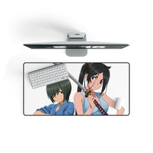 Load image into Gallery viewer, Is It Wrong to Try to Pick Up Girls in a Dungeon? Yamato Mikoto Mouse Pad (Desk Mat) On Desk