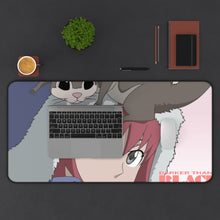 Load image into Gallery viewer, Darker Than Black Mouse Pad (Desk Mat) With Laptop